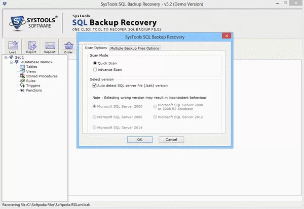 SysTools SQL Backup Recovery Crack + Activation Code