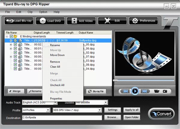 Tipard Blu-ray to DPG Ripper Crack Plus Serial Number