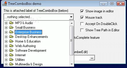 TreeComboBox Crack + Keygen (Updated)