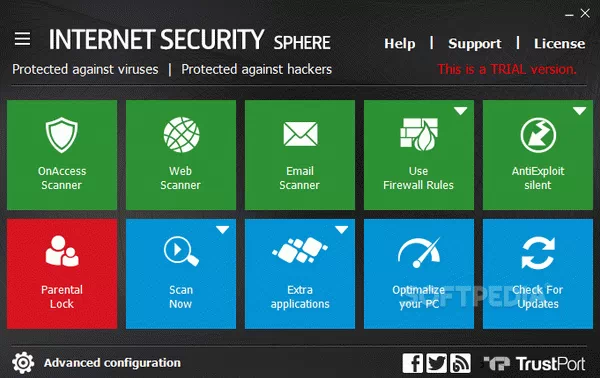 TrustPort Internet Security Sphere Crack + Serial Number Download