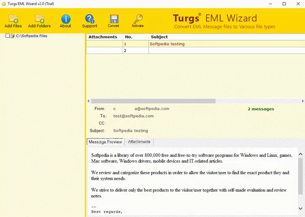 Turgs EML Wizard Crack & Serial Number