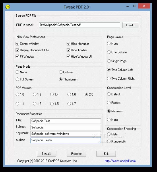 Tweak PDF Crack + Serial Number