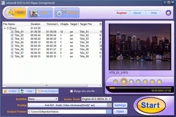 uSeesoft DVD to AVI Ripper Crack & Activator