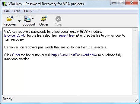 VBA Password Recovery Key Crack Plus Keygen