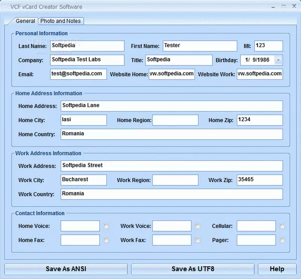 VCF vCard Creator Software Crack + Activator Updated