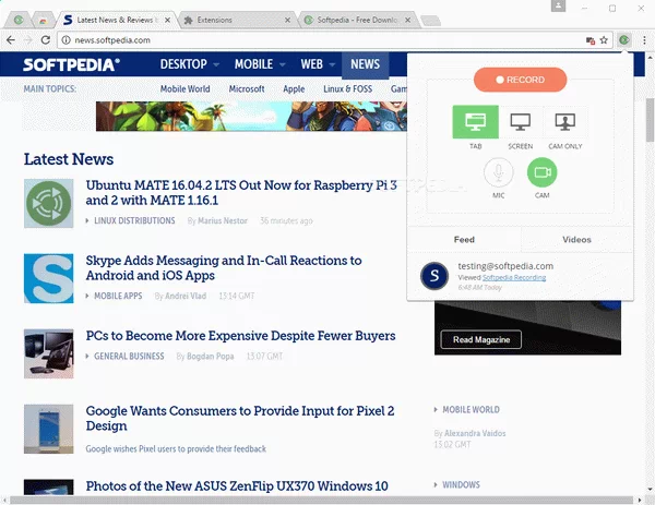Vidyard GoVideo - Screen and Webcam Recorder for Chrome Crack & Serial Key