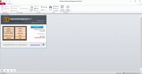 Violation Database Management Software Crack Plus License Key