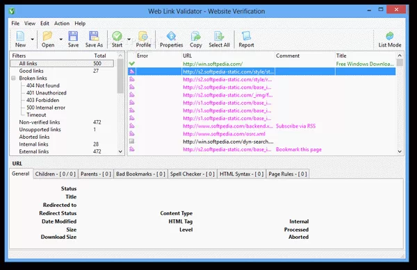 Web Link Validator Crack & Activation Code