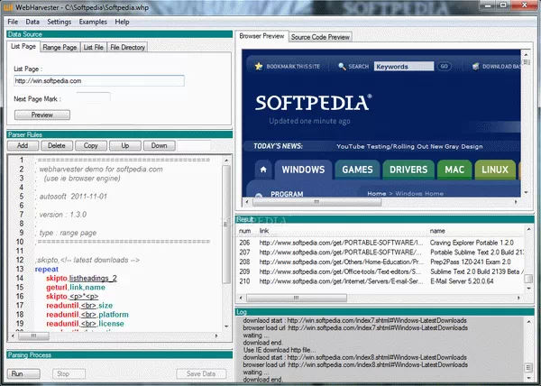 WebHarvester Crack Plus Serial Number
