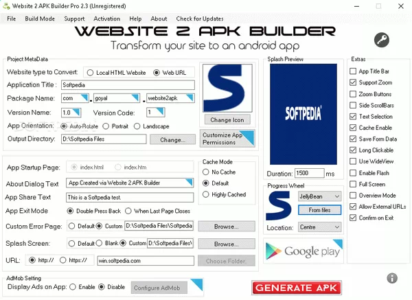 Website 2 APK Builder Pro Crack + Serial Number Download 2025