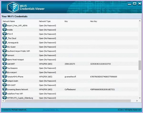 WiFi Credentials Viewer Crack With Serial Number Latest
