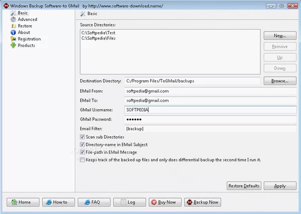 Windows Backup Software-to GMail Crack + Serial Key Download