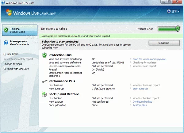 Windows Live OneCare Crack + License Key (Updated)