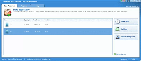 WinMend Data Recovery Crack With Serial Key