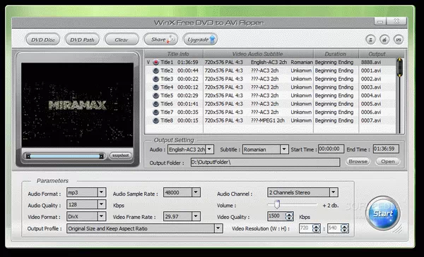 WinX Free DVD to AVI Ripper Crack + Serial Number (Updated)