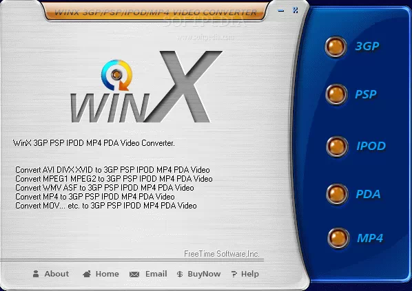 WinX IPOD 3GP PSP PDA MP4 Video Converter Crack With License Key Latest 2025