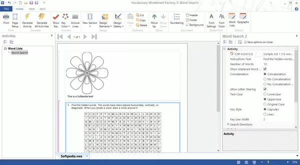 Vocabulary Worksheet Factory 5 Word Search (formerly Word Search Factory Lite) Crack + Serial Number