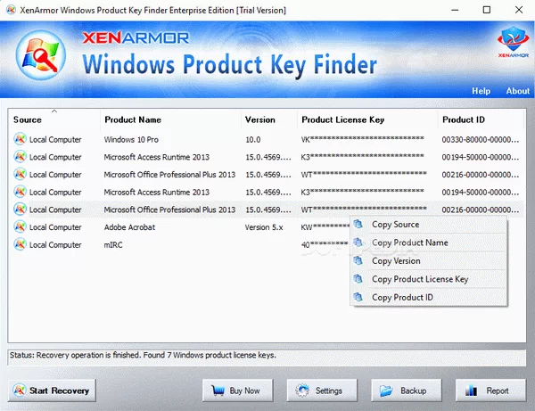 XenArmor Windows Product Key Finder Crack + Activator Download 2025