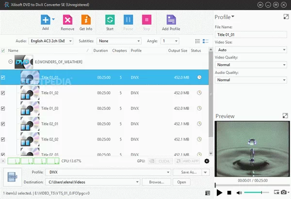 Xilisoft DVD to DivX Converter SE Crack + License Key