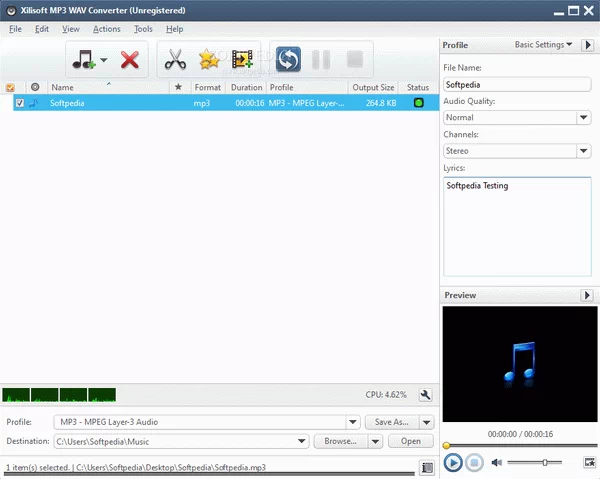 Xilisoft MP3 WAV Converter Crack Plus Activator