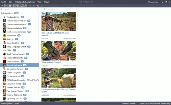 YSM YouTube Subscription Manager Crack + Keygen
